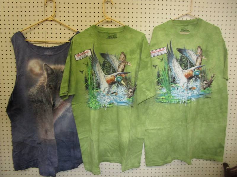3-never work XL Shirts
