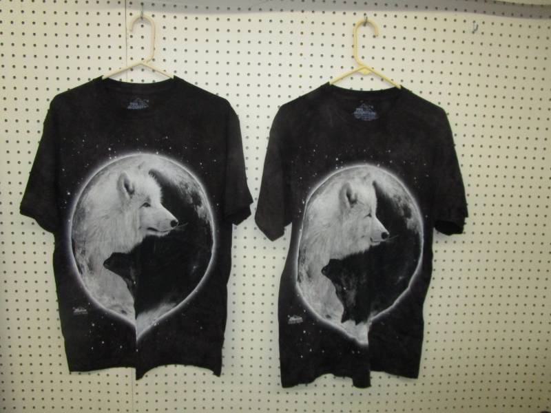 2-never work Medium Shirts