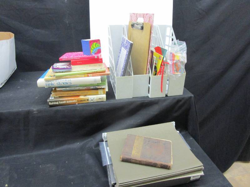 Office supplies, kids books and Misc