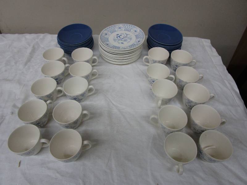 50 pieces of norway dishes one cups handle broke off