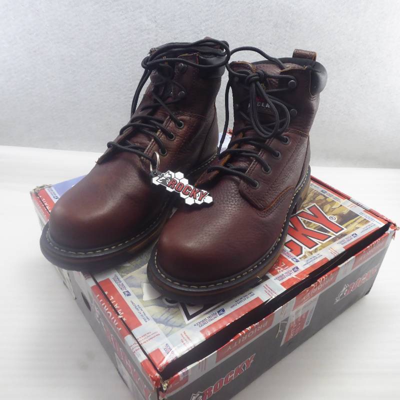 lot 74 image: Brand New Rocky Mens Iron Clad 6 Boots Size 8