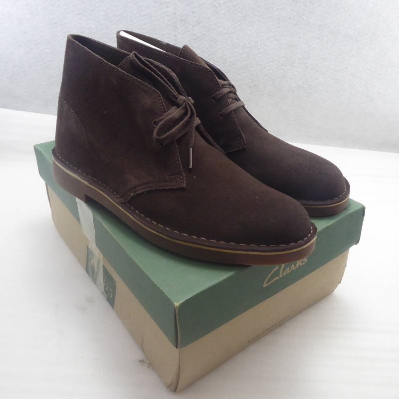 lot 78 image: Brand New Clarks Mens Bushacre 2 Boots Size 10.5