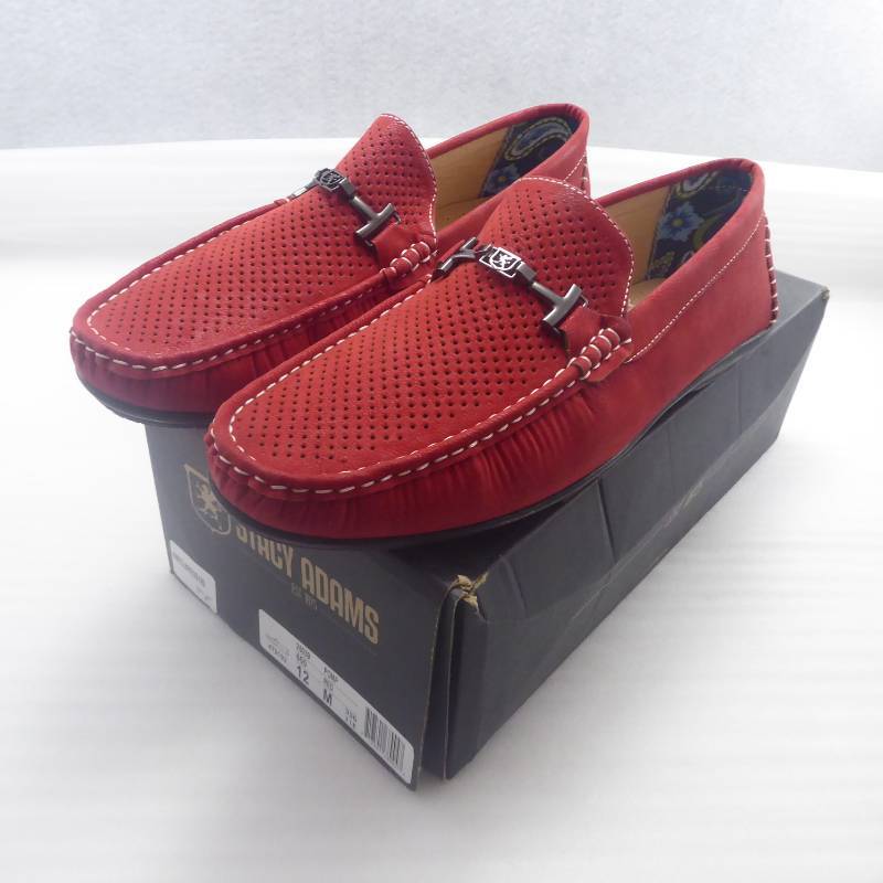 lot 79 image: Brand New Stacy Adams Mens Pomp Casual Shoes Size 12