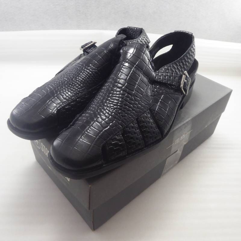 lot 80 image: Brand New Stacy Adams Mens Sacchi Sandals Size 10.5