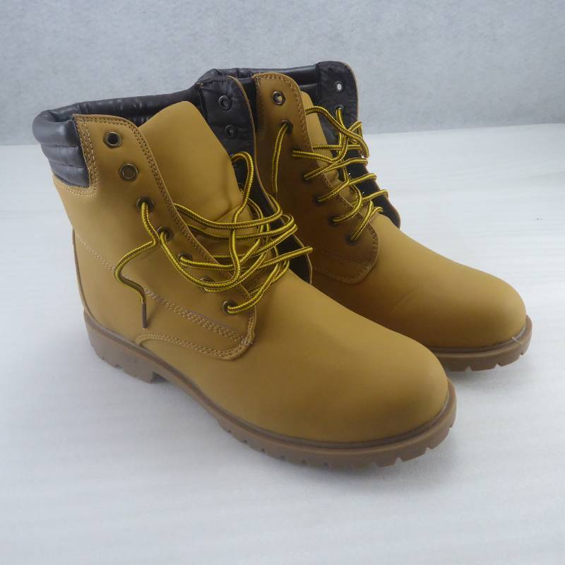 lot 94 image: Brand New ShoeVibe Womens Tan Fly Ankle Boots Size 10