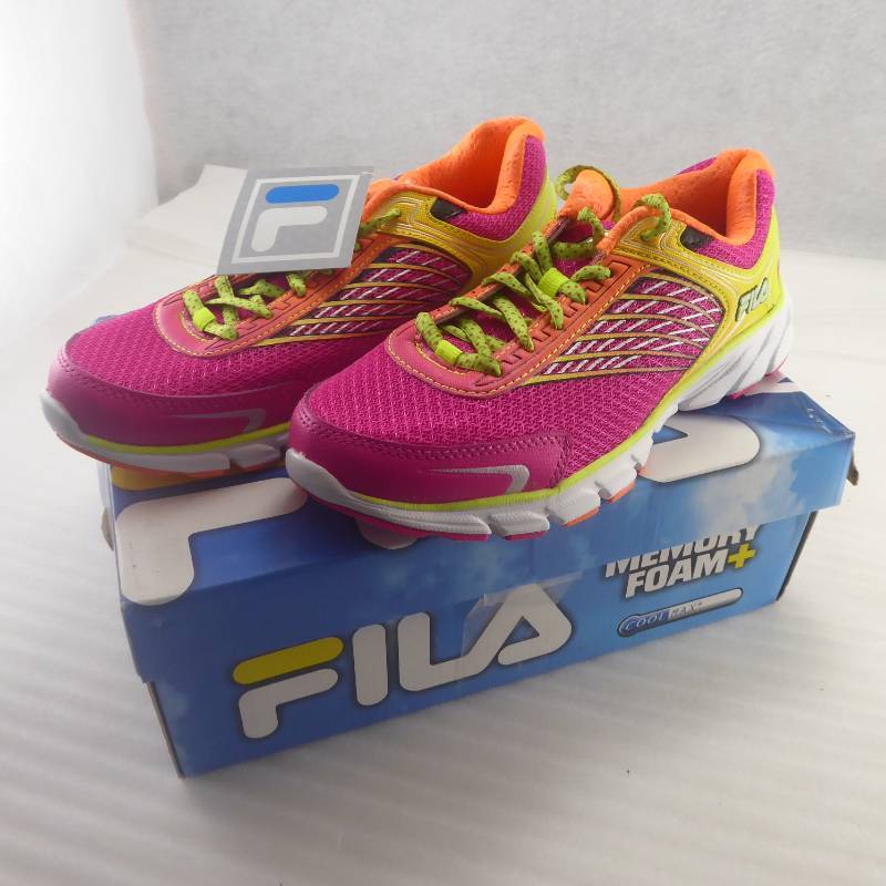 lot 130 image: Brand New Fila Womens Memory Foam Maranello 2 Running Shoes Size 11