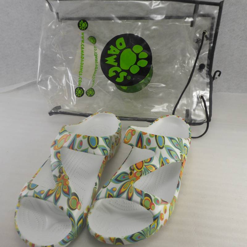 lot 245 image: Brand New Dawgs Womens Loudmouth Z Sandals Size 10
