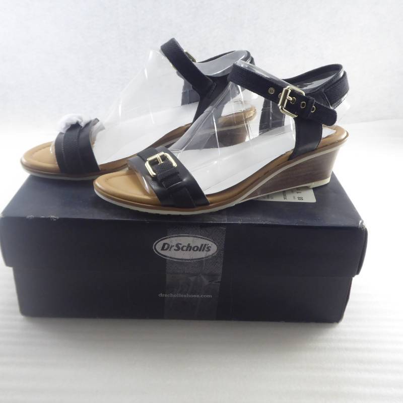 lot 250 image: Brand New Dr. Scholls Womens Glendale Wedge Sandals Size 6.5