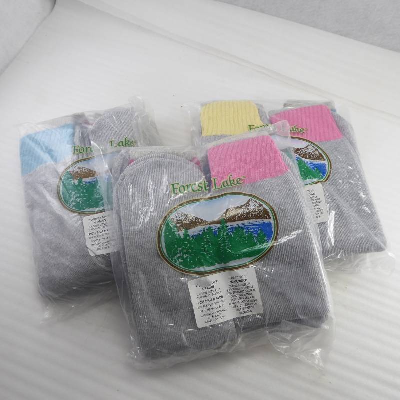 lot 379 image: Brand New Lot 12 Pair Womens Forest Lake Thermal Socks Size 9-11