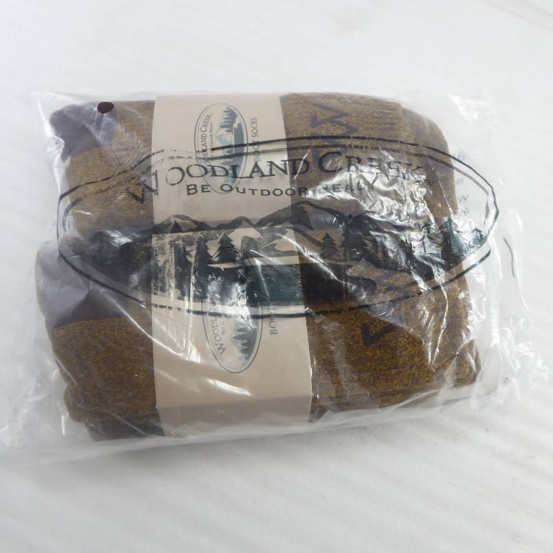 lot 385 image: Brand New Lot 4 Pair Woodland Creek Mens Boot Socks Size 6-12