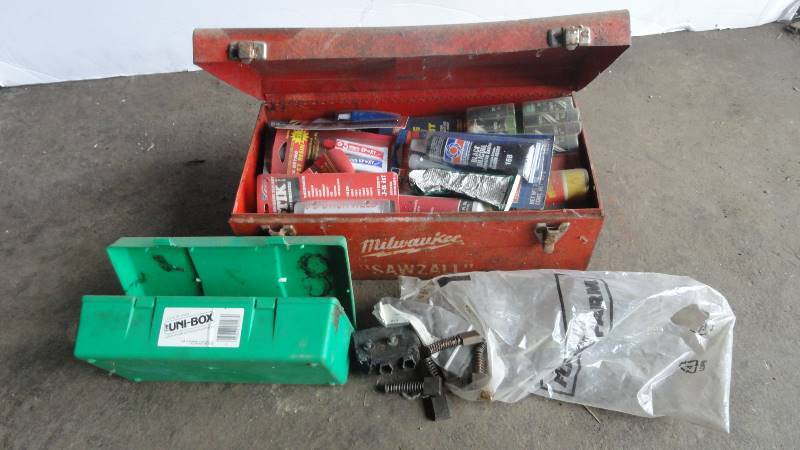 lot 121 image: Milwaukee Tool Box with Contents