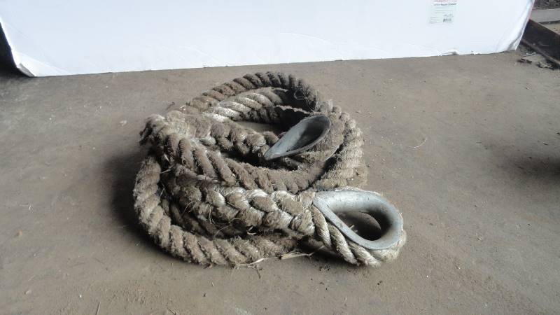 lot 126 image: 2 Tow Rope with heavy duty ends