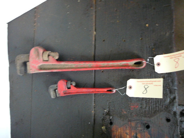 lot 8 image: Pipe wrench Steel
