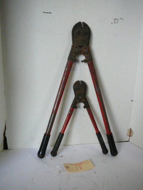 lot 18 image: Bolt Cutters 14 & 24