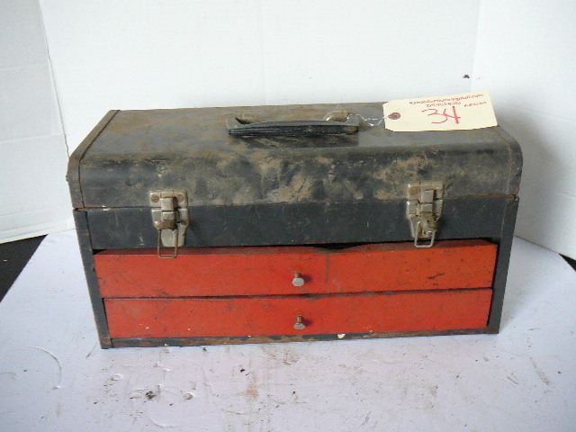 lot 34 image: Tool Box with misc. tools