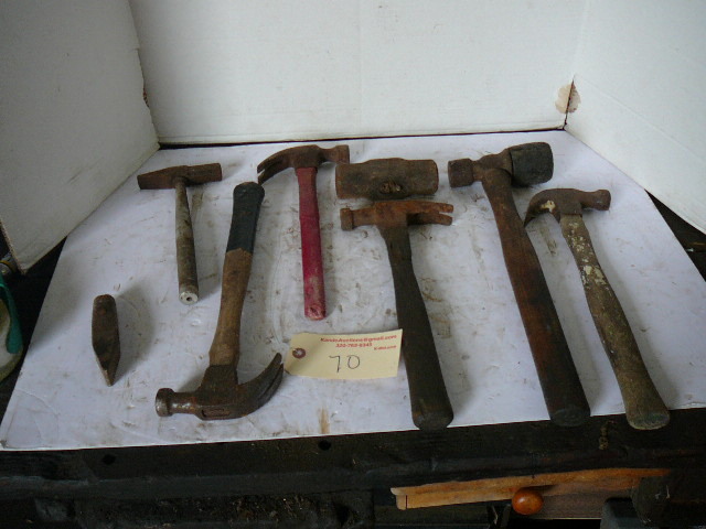 lot 70 image: Lot of Hammers