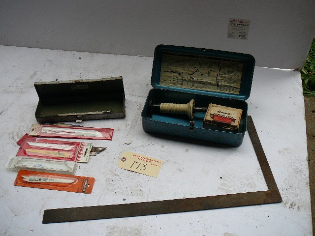 lot 173 image: Sawzall Blades, Hammer Drive, Square