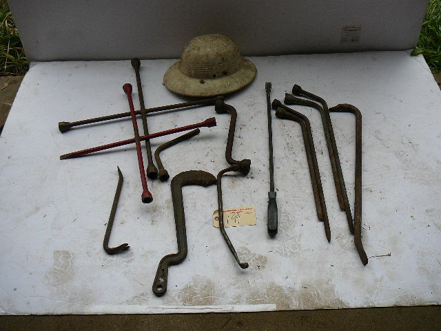 lot 191 image: Tire Irons, Lug Wrenches, Crow bars
