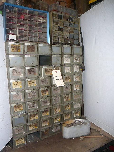 lot 197 image: Bins with contents
