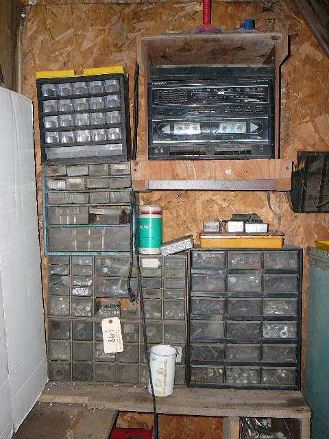 lot 198 image: Bins with contents