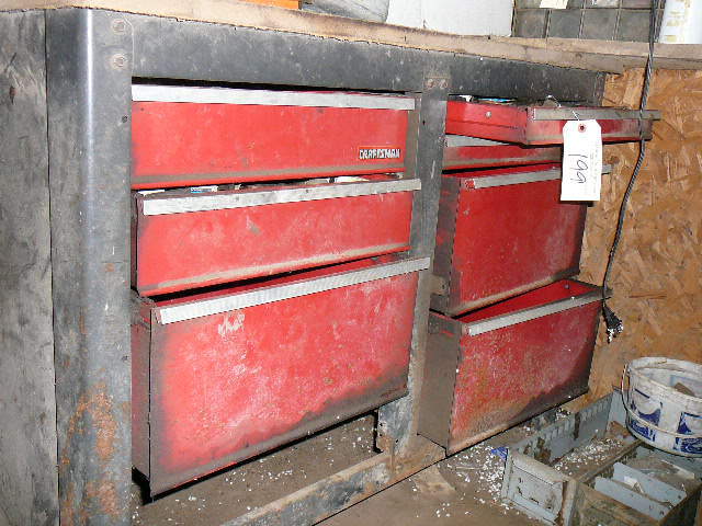 lot 199 image: Craftsman tool chest & Bearings