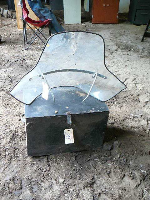 lot 291 image: 4 Wheeler Storage Box & Windshield