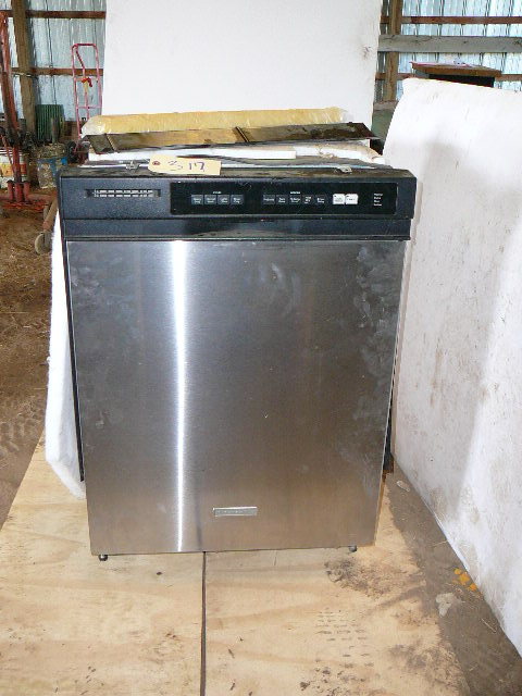 lot 317 image: Kitchen-aid Stainless Dishwasher