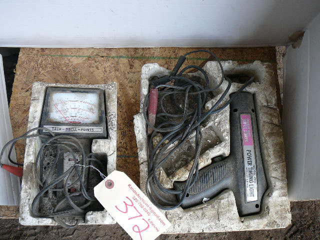 lot 372 image: Power Timing Light & Torch & Point Guage