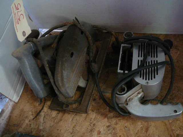 lot 375 image: Skill Saw & Belt Sander