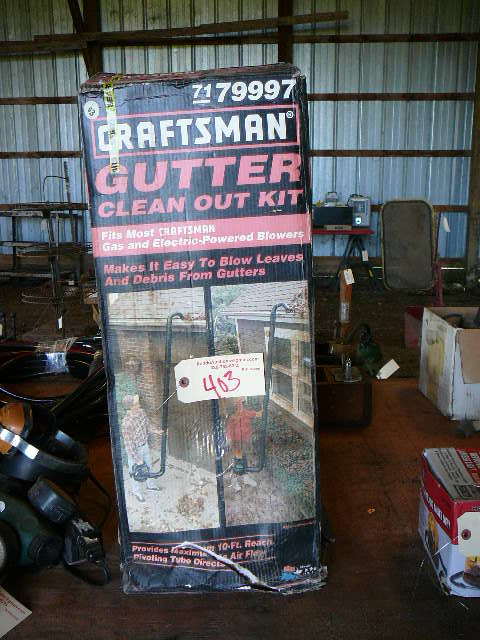 lot 403 image: Craftsman Gutter Clean Out Kit