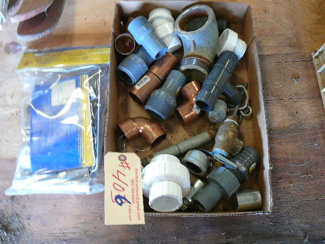 lot 406 image: Misc Plumbing Fittings