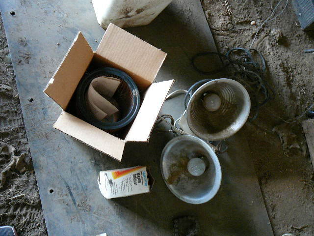 lot 427 image: Clamp On Work Lights
