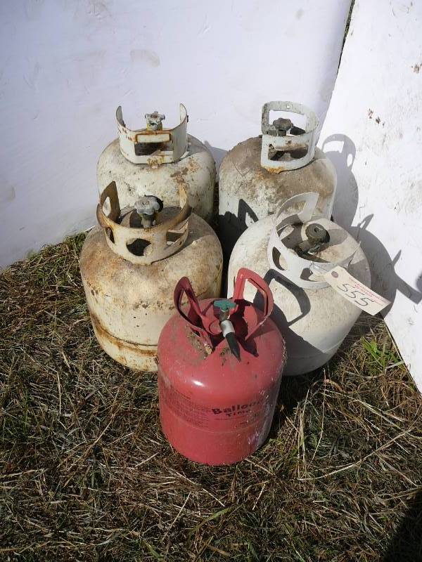 lot 555 image: 20 LB Cylinders
