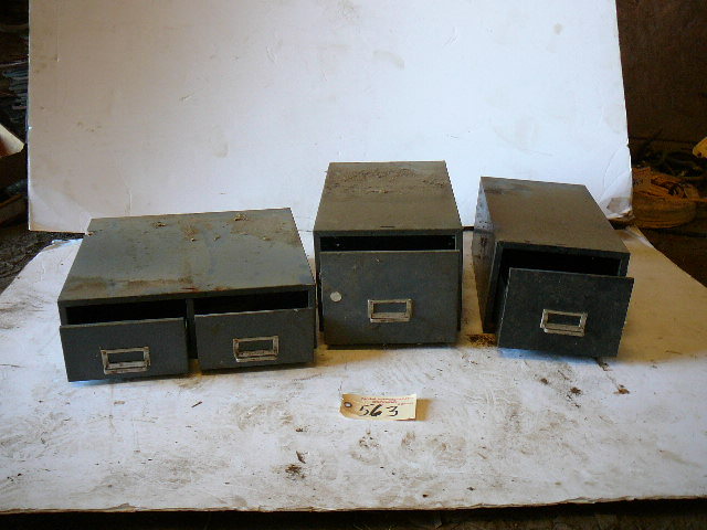 lot 563 image: Metal Bins