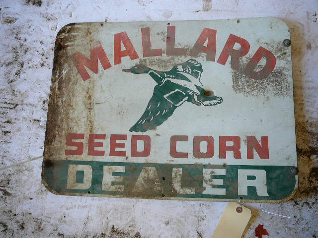lot 578 image: Mallard Seed Corn Signs