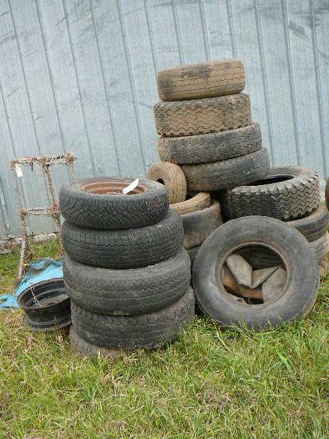 lot 503 image: Large Lot of Misc Tires & Rims