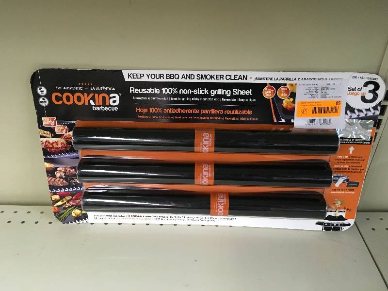 lot 85 image: Cookina 3Pk Cooking Mat, Retail $14.99