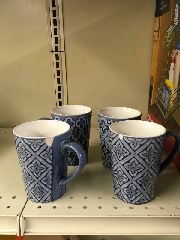 lot 91 image: Over & Back Colombia 4Pc Mug Set, Retail $12.99