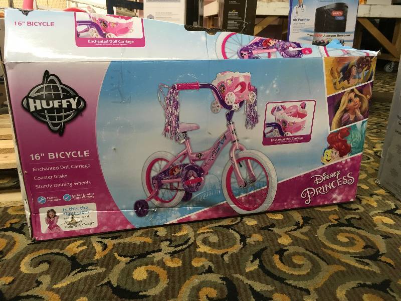 lot 92 image: Huffy Disney Princess 16 Bicycle, Retail $89.99