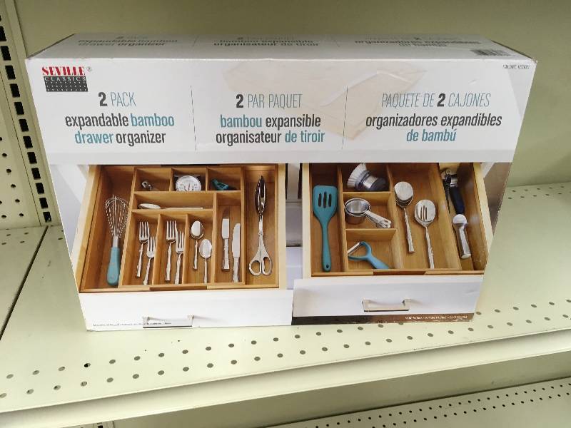 lot 113 image: Seville Expand Drawer Organizer, Retail $24.99