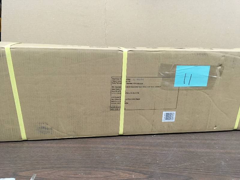 lot 11 image: Husky 46 In. Pegboard Back Wall For Tool Cabinet Back Wall Heavy Duty Organizer new
