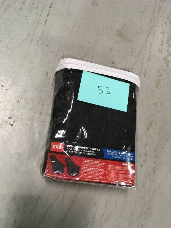 lot 53 image: Toro Single-Stage Snow Blower Cover new