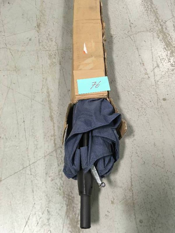 lot 76 image: Hampton Bay 9 Ft Aluminum Patio Umbrella In Chili Rust Resistant Outdoor in good conditions