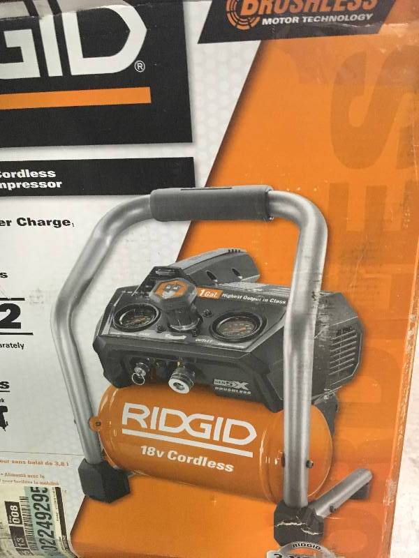 Ridgid 18 volt cheap compressor