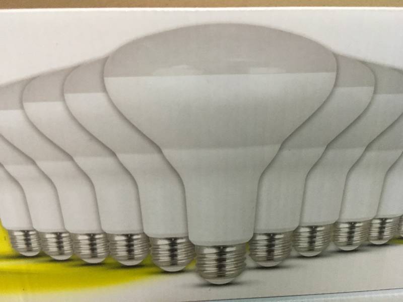 lot 49 image: 65W Equivalent Soft White BR30 Dimmable LED Light Bulb Maintenance Pack (12-Pack)  LOT OF 2 Not used