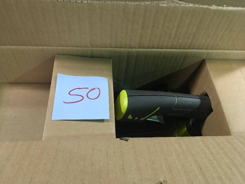 lot 50 image: Ryobi P21081 One 100 MPH 280 CFM 18 Volt Cordless Jet Fan Blower in good conditions