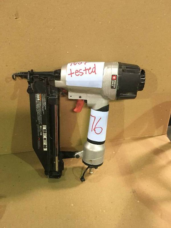 lot 76 image: Porter Cable Pneumatic 16-Gauge 2-12 in. Nailer   NOT TESTED