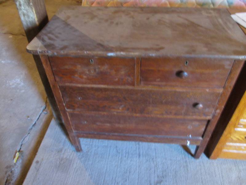 Antique Oak Dresser Antique Vintage Collector Furniture
