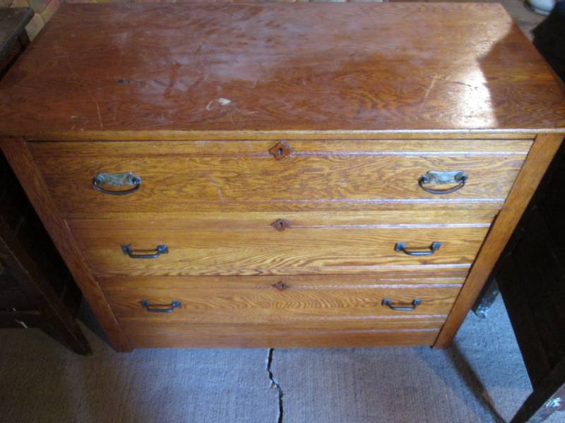Antique Oak Dresser Antique Vintage Collector Furniture