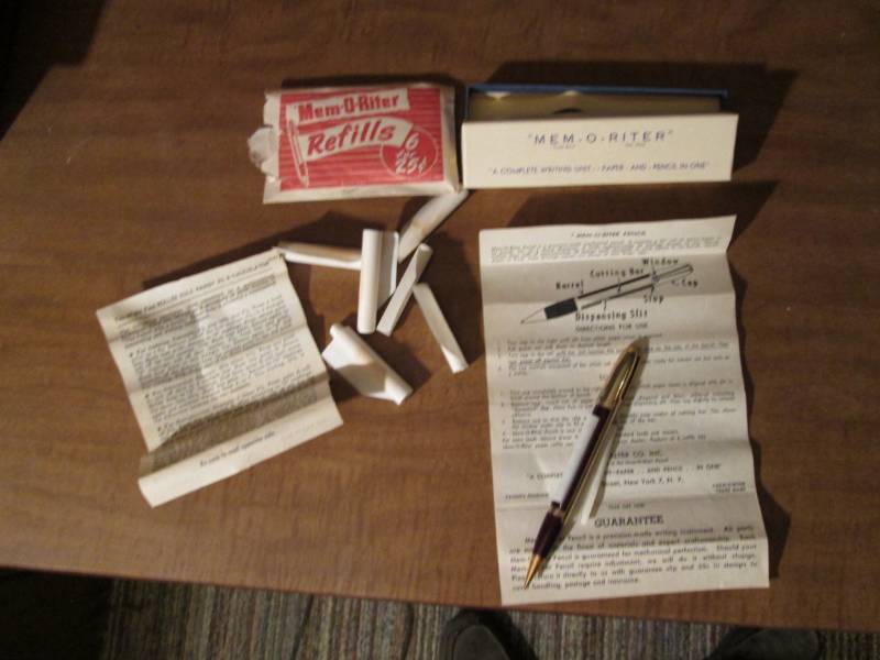 lot 58 image: Mem-0-Riter antique pencil...